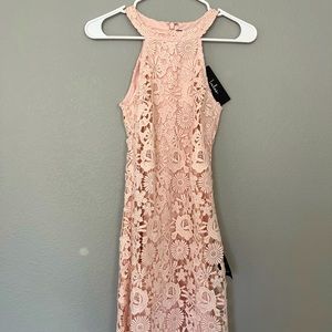 Lulus pink mini dress